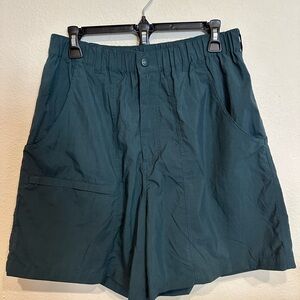 Cabela's Women’s Dark Teal 100% Nylon Shorts—Size L Regular